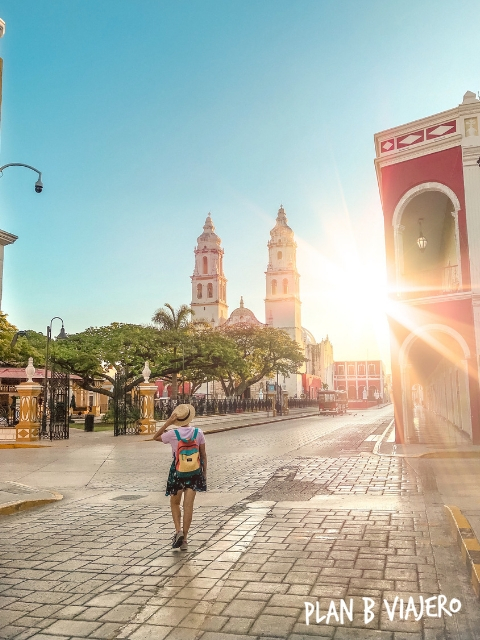 plan b viajero, lugares para visitar en la ciudad de campeche, plaza de la independencia